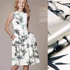 Wedding Dress Fabric Bridal Fabric Shirt Fabric Skirt Fabric Clothing Fabric Flower Fabric Floral Print Si Satin Dress Fabric Stretch Satin Dress Bridal Fabric