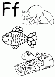 Letter f coloring page to color, print or download. F Is For Coloring Page Coloring Home