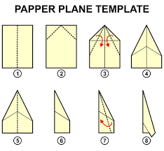 Editor's choice, numerous backgrounds of attractions, cartoons, posters. 6 Best Printable Paper Airplane Templates Printablee Com