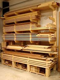 Lumber Storage Rack The First Thing I Ve Pinned That I Can T Possibly Have But Wouldn T This Be Great Just Go Lumber Storage Lumber Rack Lumber Storage Rack