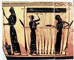 Title Women Weaving Country Greece Period 500 Bc Weaving Tapestry Weaving Projects Weaving