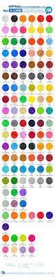 updated artkal a series color chart chart color