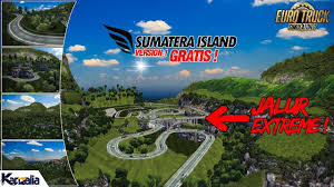 Review Map Sumatera Island Ets2 Indonesia Full Jalur Extreme Indonesia Jalur