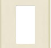 OVERSIZED 1 Gang Rocker - Decorator Metal Switch Plate - Ivory Wall Plate  for Decorator Style Light Switches, GFCI, Electrical Plug Outlets, Steel ...