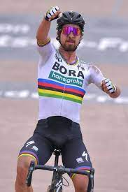 Arrival Peter Sagan Of Slovakia And Team Bora Hansgrohe Celebration Track Roubaix Velodrome During The 116th P Cycling Inspiration Cycling Wear Cyclist