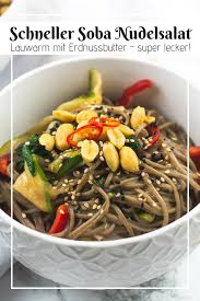 Schneller Soba Nudelsalat Rezept In 2020 Nudelsalat Salat Nudel