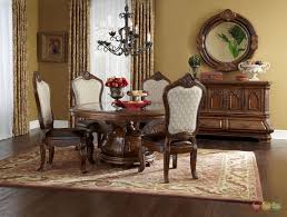 In our handpicked inventory, you'll find some of aico furniture's most popular collections that are ideal for any room. Michael Amini Tuscano Melange Round Dining Room Furniture Set Table Chairs Round Dining Room Dining Room Furniture Sets Furniture