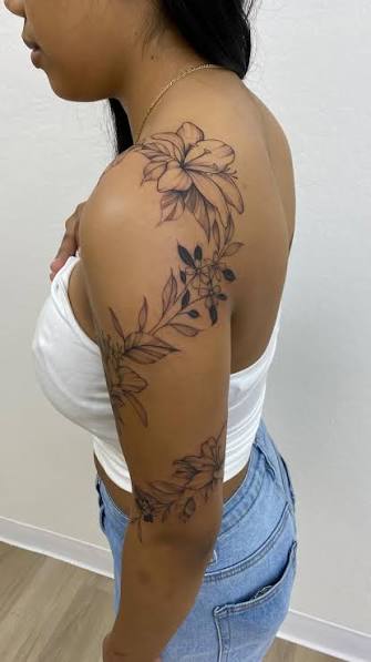 Cute Shoulder Tattoos For Women