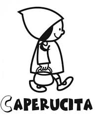 Caperucita Roja Para Colorear