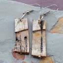 Birch Bark Earrings - GaleForce Design Jewelry