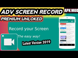 Download adv screen recorder apk 4.5.5 for android. Adv Screen Recorder Pro V3 7 1 Final Mod 2019 Apk Premium Unlocked Youtube