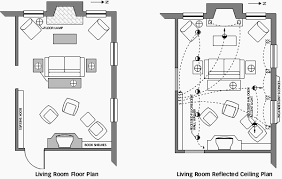 The Lighting Solution Shown Below Addresses The Visual Tasks In The Living Room Lighting Ceiling Plan Living Room