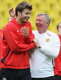 Gerard Pique Sir Alex Was Manchester United Fan Page Facebook
