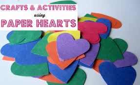 The large punches are easy to use and lock closed for simple and safe storage. Paper Hearts Crafts Activities No Time For Flash Cards