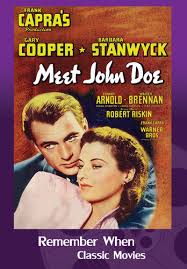Meet John Doe Gary Cooper; Barbara Stanwyck