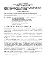 THE COUNCIL OF THE CITY OF COLVILLE MET IN SPECIAL SESSION FOR A COUNCIL  RETREAT WITH MAYOR NICHOLS PRESIDING AT THE ELKS LODGE,