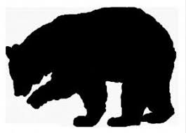 Black Bear Template Bear Silhouette Animal Silhouette Animal Stencil