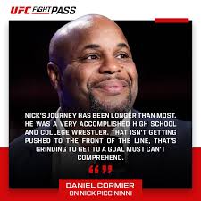 You DEFINITELY won't catch Daniel Cormier calling Nick Piccininni “spoon  fed” ahead of his #FuryFC83 fight this Sunday! @dc_mma @nickypich96  @furyfighting