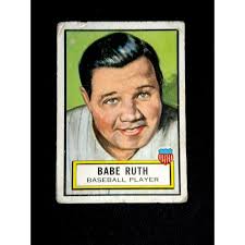 Original Babe Ruth 1952 Topps Look N See Card #15 Sgc 2 New York Yankees  Hof '