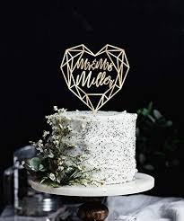 Not my original design, thank you to toni from sweet sugar treats for allowing me to recreate it! Buy Monzter Popcornz Polygon With Heart Design Customize Personalized Engagement Wedding Anniversary Cake Topper Online At Low Prices In India Amazon In