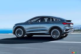 Prices shown are estimated target prices for the specified countries and do not include any indirect incentives. Audi Springs Q4 E Tron Sportback Concept Car News Auto123