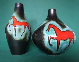 Jopeko Horse Vases Keramik Vase Keramik Dekor