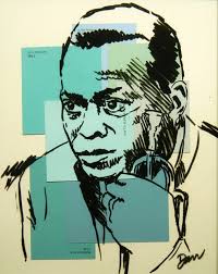 Miles Davis (blue Squares)