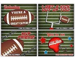 After you click on the super bowl football valentine's cards on the freebie page, it will open a new window on my site. Amazon Com Football Valentines Cards For Boys Classroom All Star Handmade