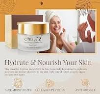 Collagen ++Anti-Aging Moisturizing and Firming Day Cream, Hydrating Cream,  Anti Wrinkle Face & Neck Peptide