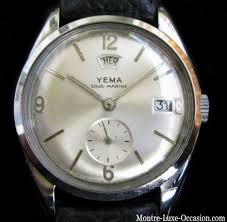 Montre homme pas cher : Montre Yema Sous Marine Jour Date 1960
