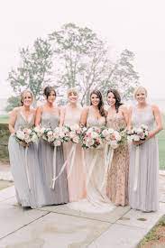 A Soft Pink Garden Wedding In A Connecticut Mansion Bridesmaids Dress Inspiration Stunning Wedding Dresses Grey Bridal Parties
