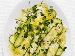 Get Food Network Kitchen S Summer Squash Carpaccio Recipe From Food Network Food Network Recipes Best Zucchini Recipes Vegetable Recipes