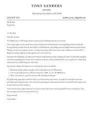 Writing an application letter is only the first step, but it is still very important. Internship Cover Letter Examples Expert Tips Free Resume Io