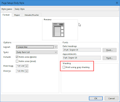 Unable To Print Calendar Categories In Color In Outlook 2016 Now Microsoft Community
