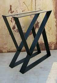 Metal table legs form the structure that supports your table base. Z Metal Table Legs Set Of 2 Etsy En 2021 Patas De Mesa De Metal Muebles De Acero Mesas De Metal