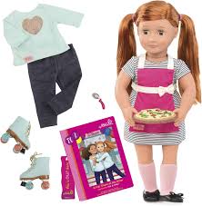 Our Generation – 18-Inch Doll – Brown Eyes & Brunette Hair – Pajama Onesie  Outfit – Elephant Stuffed Animal – Toys For Kids Ages 3 & Up – Maria, Dolls  - Amazon Canada