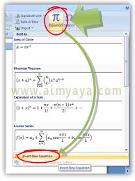 Berikut adalah tutorial bagaimana cara menulis / memasukkan rumus/aquation/persamaan/formula matematika pada microsoft word 2007. Cara Membuat Rumus Akar Kuadrat Di Ms Word
