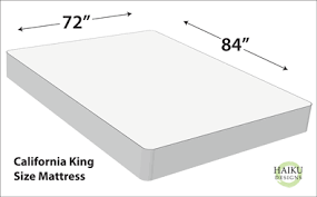 Round california king beds have an overall diameter of 96 (244 cm) with an overall area of 50.3 ft2 (4.67 m2). California King Size Platform Beds California King Beds Haikudesigns Com Haiku Designs