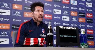 يحاول فريق أتلتيكو مدريد مواصلة زحفه نحو الفوز بلقب الدوري الإسباني الدرجة الأولى «الليجا»، حيث يواجه «الروخيبلانكوس» نظيره أوساسونا في الأسبوع السابع والثلاثين من البطولة. ØªØ±ØªÙŠØ¨ Ø§Ù„Ø¯ÙˆØ±ÙŠ Ø§Ù„Ø¥Ø³Ø¨Ø§Ù†ÙŠ 2021 Ø³ÙŠÙ…ÙŠÙˆÙ†ÙŠ Ø£Ø³ØªØ¹Ø¯ Ø¨Ù†ÙØ³ Ø§Ù„Ø­Ù…Ø§Ø³ Ù„Ù…ÙˆØ§Ø¬Ù‡Ø© Ø¨Ù„Ø¯ Ø§Ù„ÙˆÙ„ÙŠØ¯ Ø§Ù„ÙŠÙˆÙ… Ø§Ù„Ø³Ø§Ø¨Ø¹