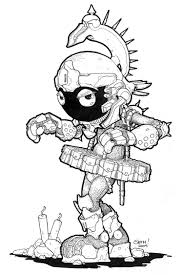 Marvin The Martian By Seth Fisher 2004 The Martian Cool Art Marvin The Martian