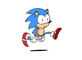 Sonic Running Like An Idiot Sonic Sonic Funny Classic Sonic