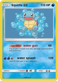 Pokemon squirtle is a fictional character of humans. Pokemon Squirtle Gx 5