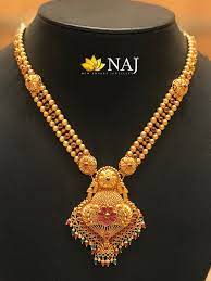 Temple Jewellery Necklace By Anita Jain L Naj Jewellery L Nellore Temple Jewelry Necklace Gold Jewellery Design Necklaces Gold Necklace Indian Bridal Jewelry