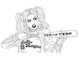 Poison ivy coloring pages adult. Harley Quinn Coloring Pages Print For Free The Best Images