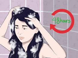 To transform your hair at home, simply apply the dye to your hair, wait for it to soak in, and then rinse it out. How To Dye Dark Hair Blue Without Bleach 11 Steps With Pictures