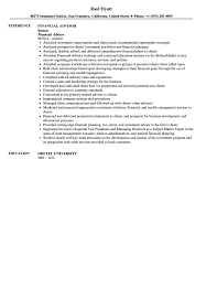 How to write a cv learn how to make a cv that gets interviews. Financial Advisor Resume Sample Velvet Jobs