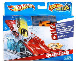 Hot Wheels Color Shifters Splash And Dash Playset By Mattel 8 99 Colors Change With Warm And Icy Water Exclusive Hot W Dunk Tank Hot Wheels Cars Hot Wheels
