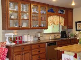 decorating kitchen cabinets with glass