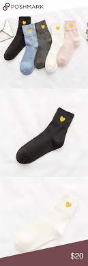 5 Pairs Women Socks Cotton Breathy Womens Fashion Vintage Fashion Fashion Socks