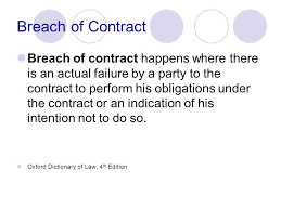 Attention all breach of contract reloaded players. Understanding Remedies Penalties In A Commercial Contract Ppt Download